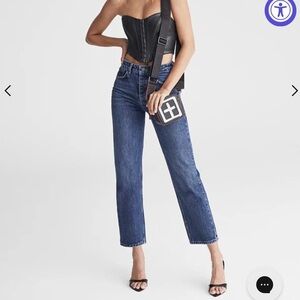 Ksubi Brooklyn Jean‎ Runaway Women's Mid Rise Relaxed Straight Leg Denim 24